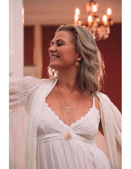 IZABEL CAMILLE - Mie Moltke - Halskæde med vedhæng Forgyldt IZABEL CAMILLE - Mie Moltke - Halskæde med vedhæng Forgyldt