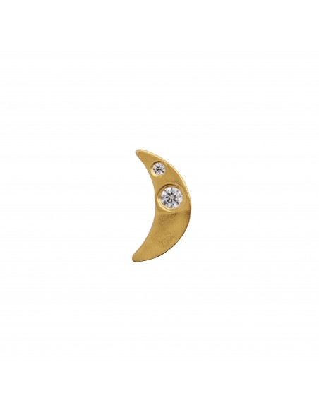 STINE A - PETIT BELLA MOON EARRING GOLD STINE A - PETIT BELLA MOON EARRING GOLD