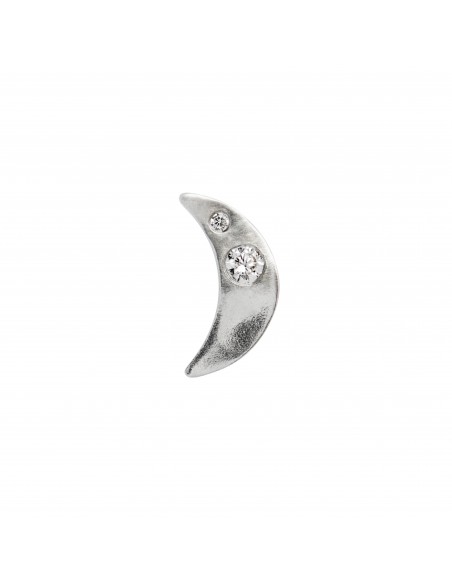 STINE A - PETIT BELLA MOON EARRING SILVER STINE A - PETIT BELLA MOON EARRING SILVER