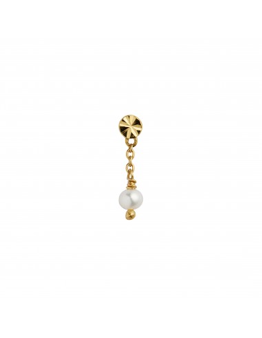 STINE A - TRES PETIT ETOILE EARRING WITH PEARL GOLD