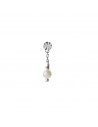 STINE A - TRES PETIT ETOILE EARRING WITH PEARL SILVER