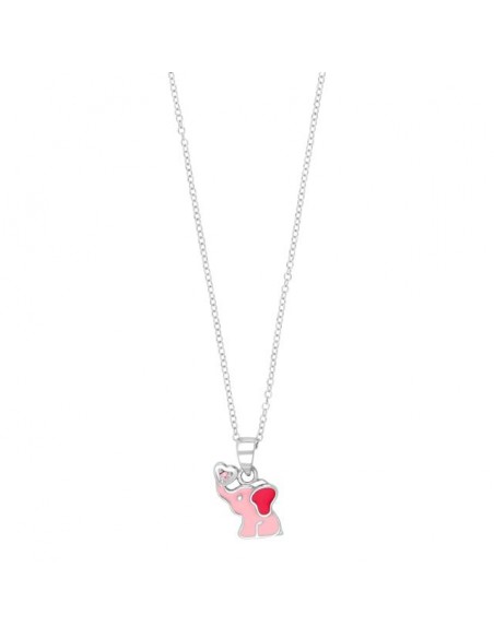 NOA KIDS JEWELLERY - RHOD. SØLV VEDHÆNG ELEFANT M/EMALJE OG CZ INKL. KÆDE NOA KIDS JEWELLERY - RHOD. SØLV VEDHÆNG ELEFANT M/EMALJE OG CZ INKL. KÆDE