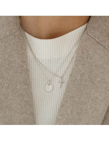 JOANLI NOR - RHOD. SØLV VEDHÆNG ALAINENOR KOR INKL. KÆDE