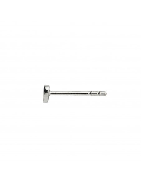STINE A - PETIT LOVE HEART PURPLE SORBET ENAMEL SILVER