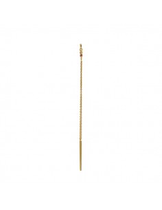 STINE A - THREE DOTS DOUBLE CHAIN EARRING PIECE - CANDY STONES