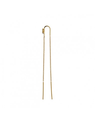 STINE A - THREE DOTS DOUBLE CHAIN EARRING PIECE - CANDY STONES