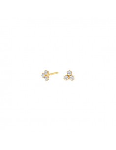 SIERSBØL - 8KT. GULDØRESTIKKER M/3  CZ