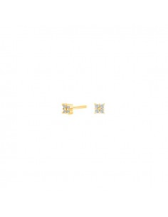 OANLI NOR - FORGYLDT SØLV ØRESTIKKER 3MM JOANNOR