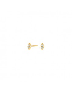 JOANLI NOR - FORGYLDT SØLV ØRESTIKKER 5MM JOANNOR