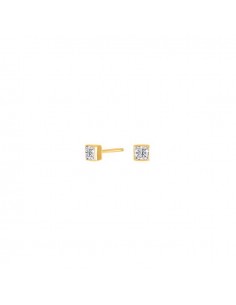 JOANLI NOR - FORGYLDT SØLV ØRESTIKKER 4MM JOANNOR