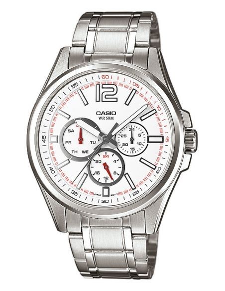 CASIO CLASSIC | STÅL, HVID SKIVE | MTP-1355 CASIO CLASSIC | STÅL, HVID SKIVE | MTP-1355