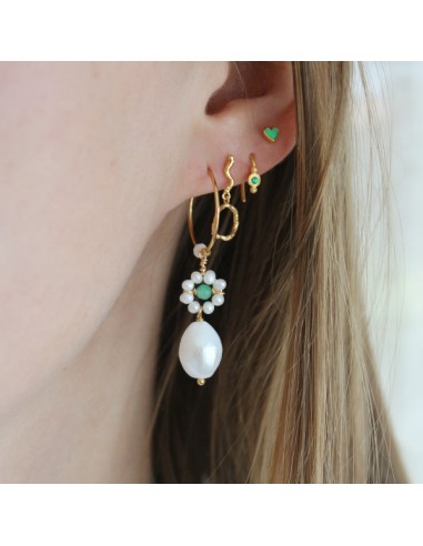 STINE A - PETIT LOVE HEART GRASS GREEN ENAMEL