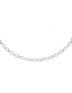 Randers Sølv | Blank & mat halskæde