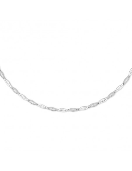 Randers Sølv | Blank & mat halskæde