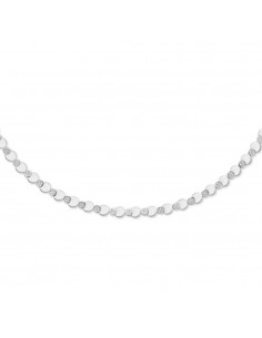Randers Sølv | Blank & mat halskæde med zirkonia
