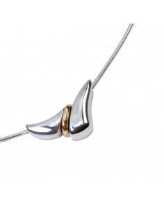 Randers Sølv | Elegant vedhæng m. 14 kt guld