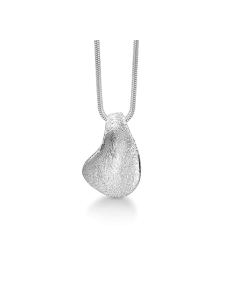 Randers Sølv | Elegant vedhæng, ru sølv