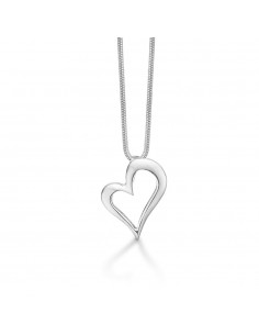 Randers Sølv | Kærligt hjertesmykke blank
