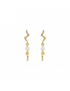 NAVA COPENHAGEN - AQUARIUS EARRINGS - FORGYLDT