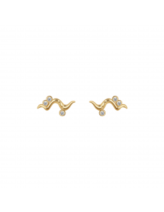 Nava Copenhagen | Lua Petite Studs - Forgyldt