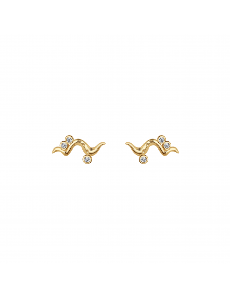 Nava Copenhagen | Lua Petite Studs - Forgyldt Nava Copenhagen | Lua Petite Studs - Forgyldt