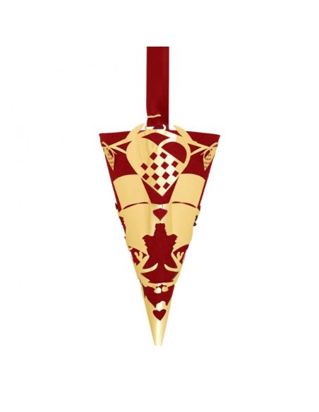 H.C. ANDERSEN JULEPYNT - KRÆMMERHUS 20 CM - JUBILÆUM - 18K FORGYLDT H.C. ANDERSEN JULEPYNT - KRÆMMERHUS 20 CM - JUBILÆUM - 18K FORGYLDT