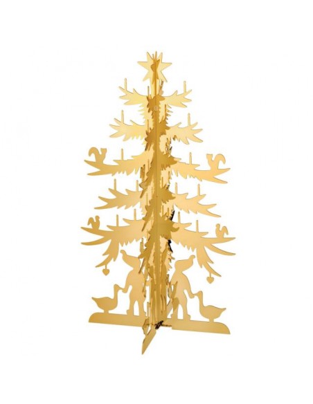 H.C. ANDERSEN JULEPYNT - GRANTRÆET - STOR - FORGYLDT 20CM H.C. ANDERSEN JULEPYNT - GRANTRÆET - STOR - FORGYLDT 20CM