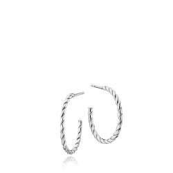 SISTIE - HALO CREOL - LILLE CREOL I BLANKT SØLV