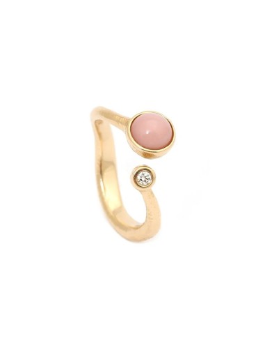 PER BORUP | OPHELIA RING M. PINK OPAL