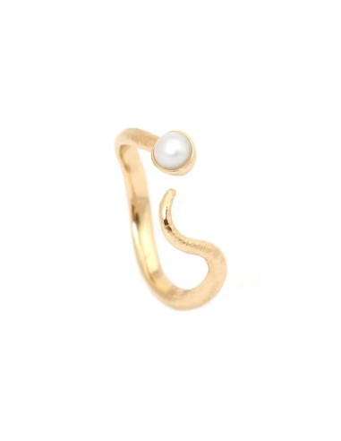 PER BORUP | OPHELIA RING M. HVID FERSKVANDSPERLE