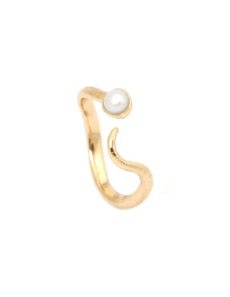 PER BORUP | OPHELIA RING M. HVID FERSKVANDSPERLE