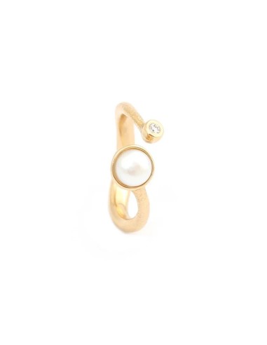 PER BORUP | OPHELIA RING M. HVID FERSKVANDSPERLE