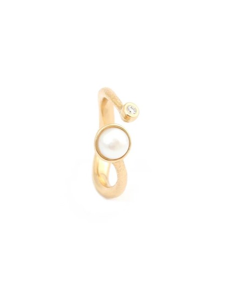 PER BORUP | OPHELIA RING M. HVID FERSKVANDSPERLE