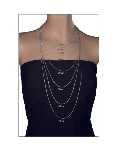 HEIRING | SØLV RHODINERET RUND ANKERKÆDE