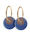 SCHERNING - SPLASH ØRERINGE · ROYAL BLUE/GOLD