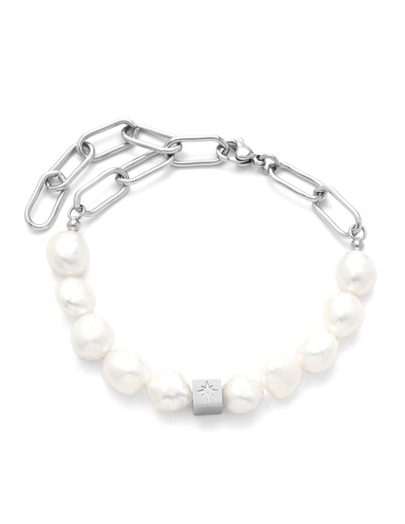 SAMIE - Armbånd med perler Stål