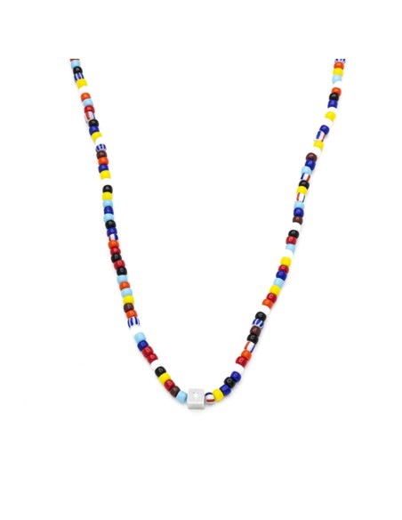 SAMIE -  Halskæde med farvede perler