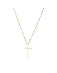 SAMIE - Halskæde med kors Forgyldt