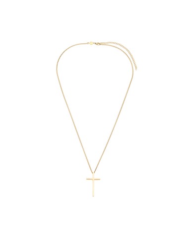 SAMIE - Halskæde med kors Forgyldt