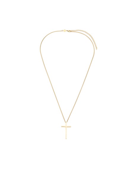 SAMIE - Halskæde med kors Forgyldt