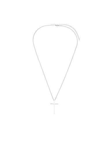SAMIE - Halskæde med kors Stål