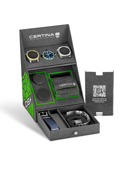 CERTINA | DS+ Powermatic Sæt (Lænke + Blå rem) CERTINA | DS+ Powermatic Sæt (Lænke + Blå rem)