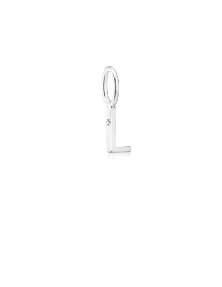 RO COPENHAGEN - My L vedhæng - 18kt Hvidguld