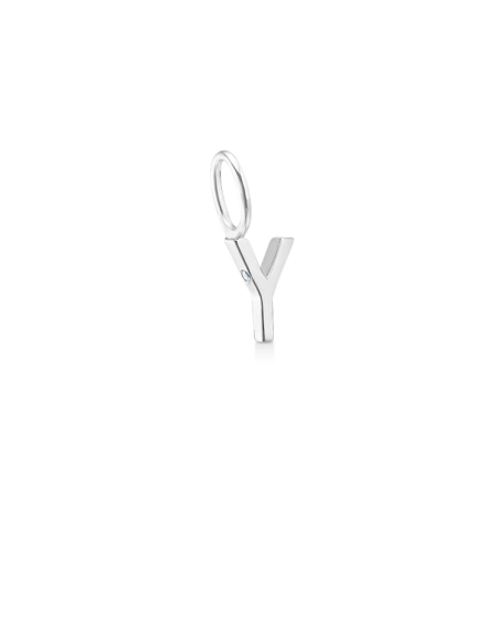Ro Copenhagen | My Y vedhæng 18kt Hvidguld