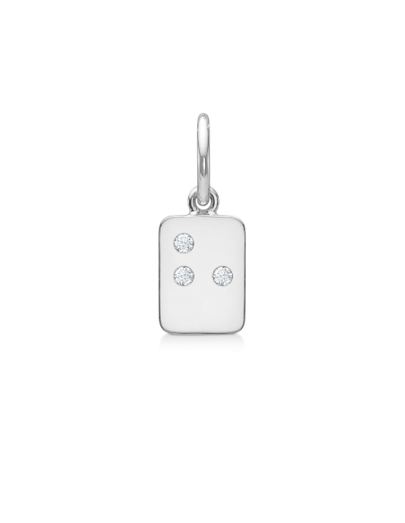 RO COPENHAGEN - My Secret H vedhæng - 18kt Hvidguld