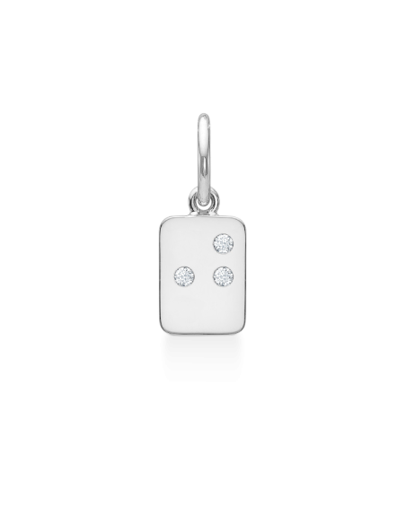 RO COPENHAGEN - My Secret J vedhæng - 18kt Hvidguld