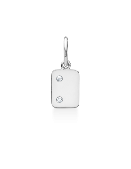 RO COPENHAGEN - My Secret K vedhæng - 18kt Hvidguld