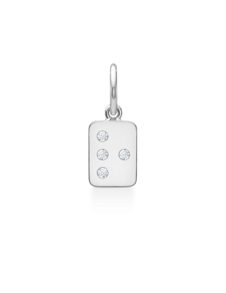 RO COPENHAGEN - My Secret R vedhæng - 18kt Hvidguld