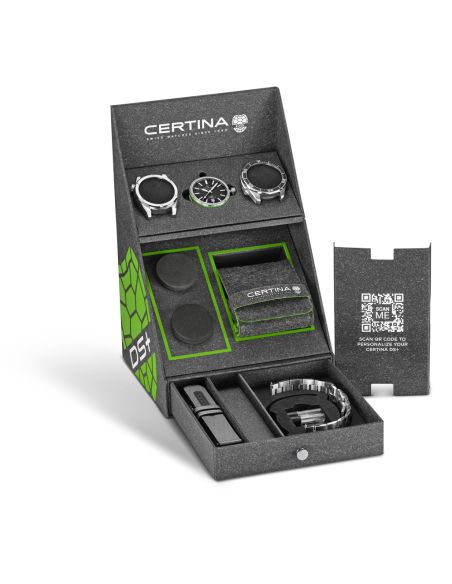 CERTINA | DS+ Powermatic Sæt (Lænke + Mørk rem) CERTINA | DS+ Powermatic Sæt (Lænke + Mørk rem)