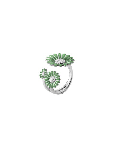 GEORG JENSEN | DAISY RING MØRKEGRØN EMALJE